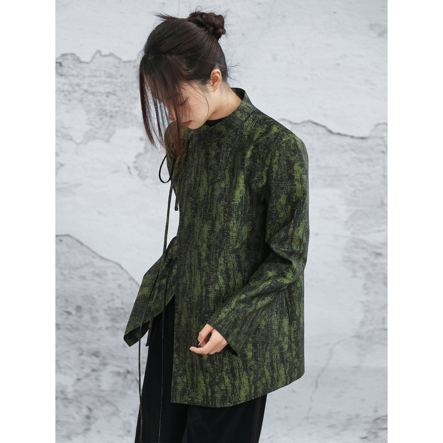 Stand Up Collar Suit Short Jacket