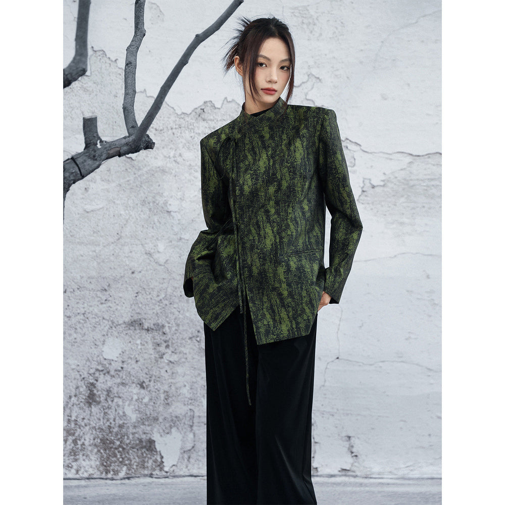 Stand Up Collar Suit Short Jacket
