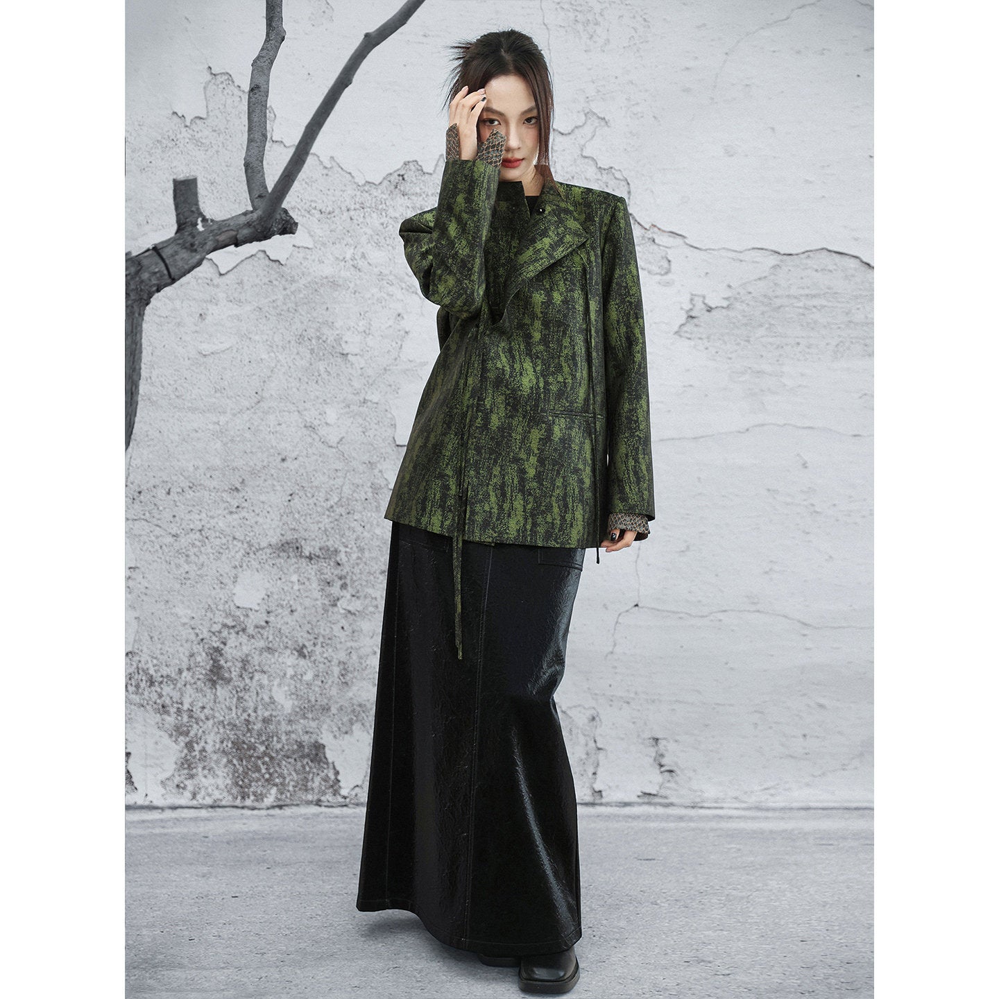 Stand Up Collar Suit Short Jacket