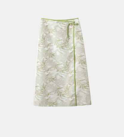 Bamboo Shadow Jacquard Skirt