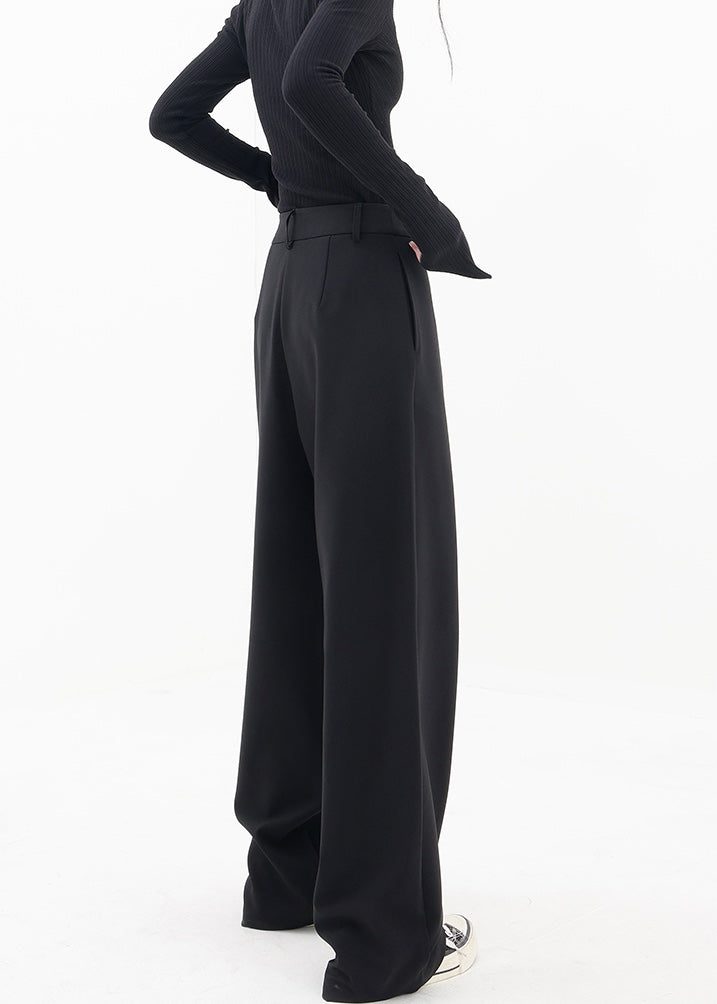 Asymmetrical Straight Leg Trousers