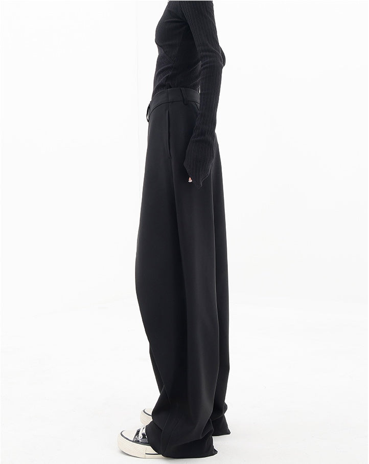 Asymmetrical Straight Leg Trousers