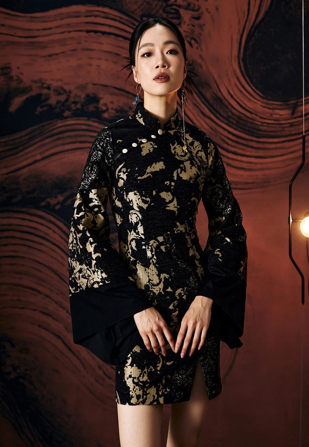 Banquet Jacquard Cheongsam