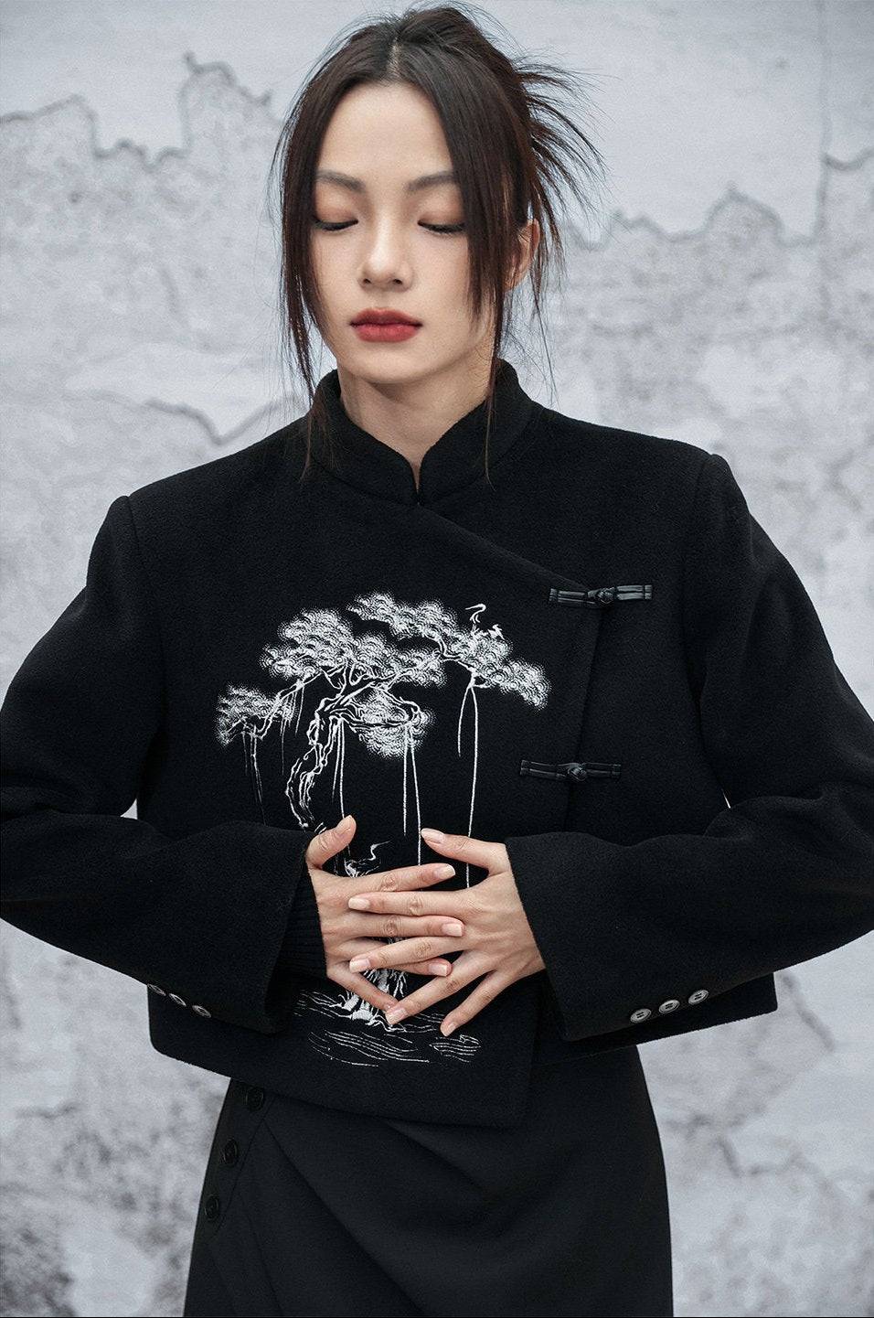 Black Embroidered Jacket