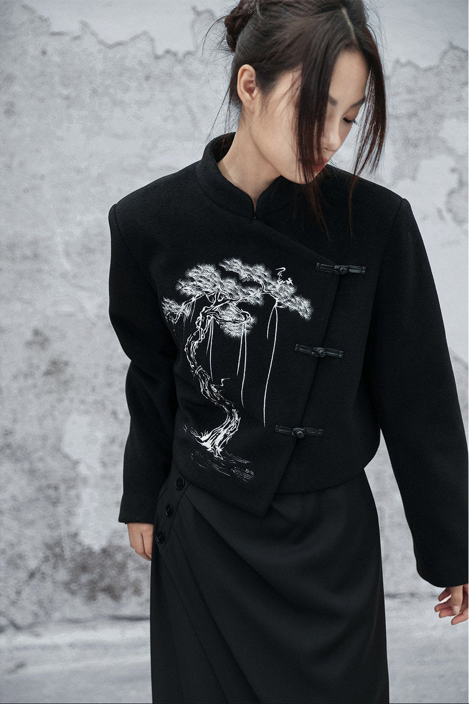 Black Embroidered Jacket