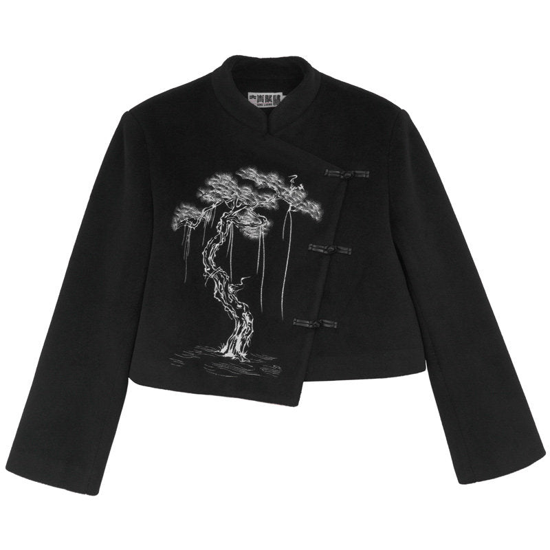Black Embroidered Jacket