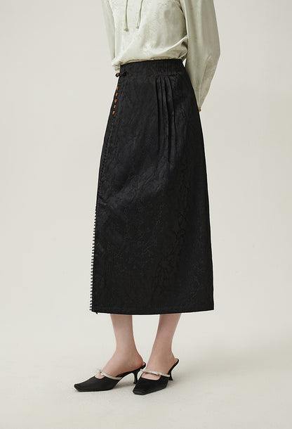 Black Silanen Retro Skirt