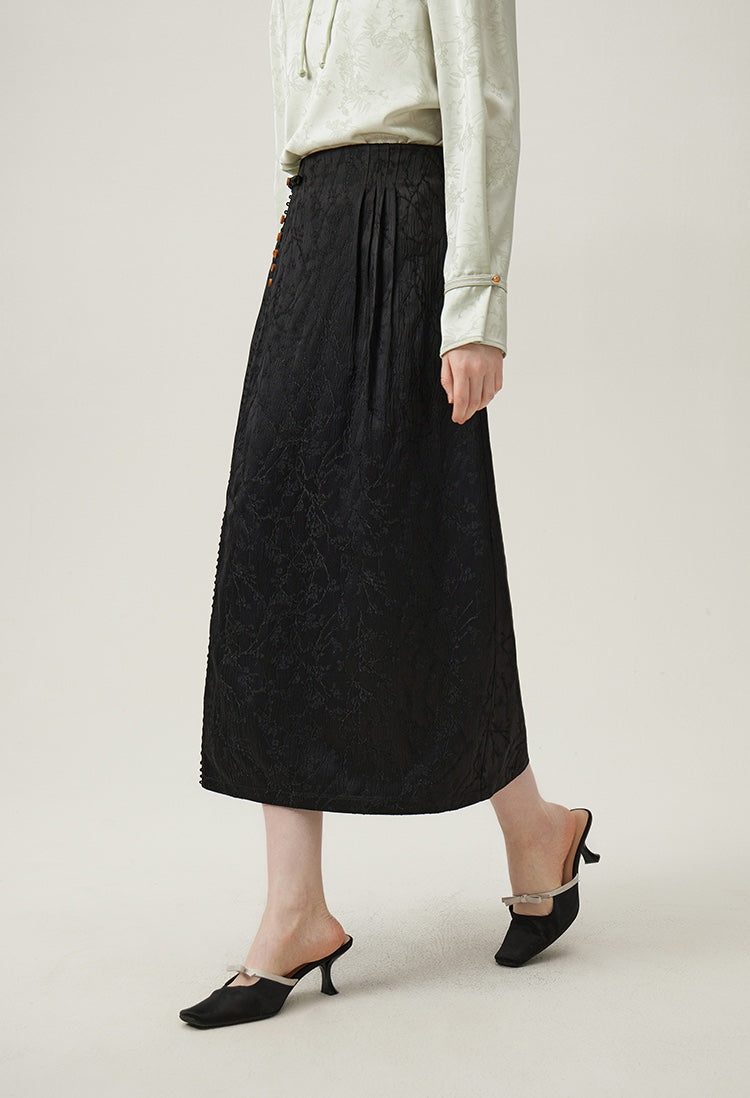 Black Silanen Retro Skirt