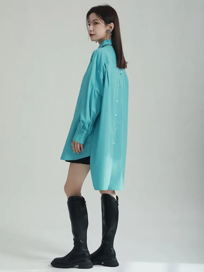 Asymmetrical Long Shirt