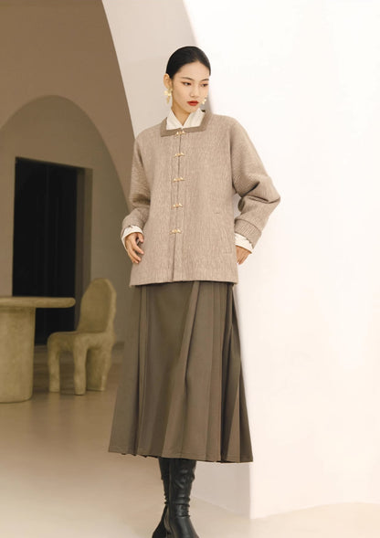 Brown Etching Mamian Skirt