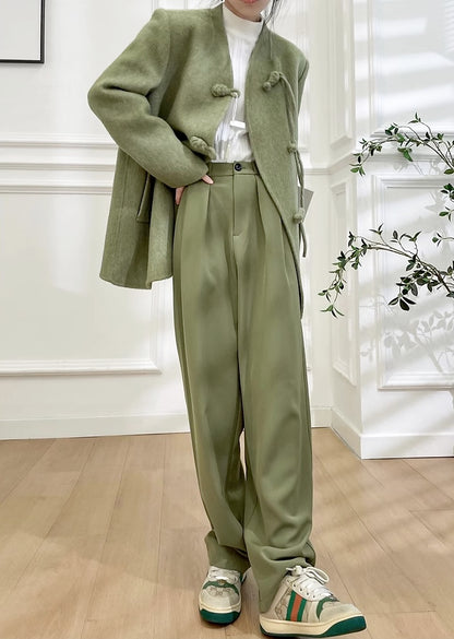 Earth Green Two Piece Trouser Set