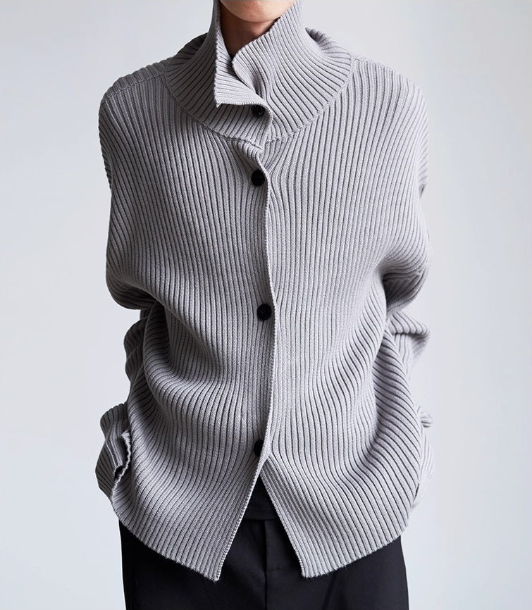 High Neck Cardigan