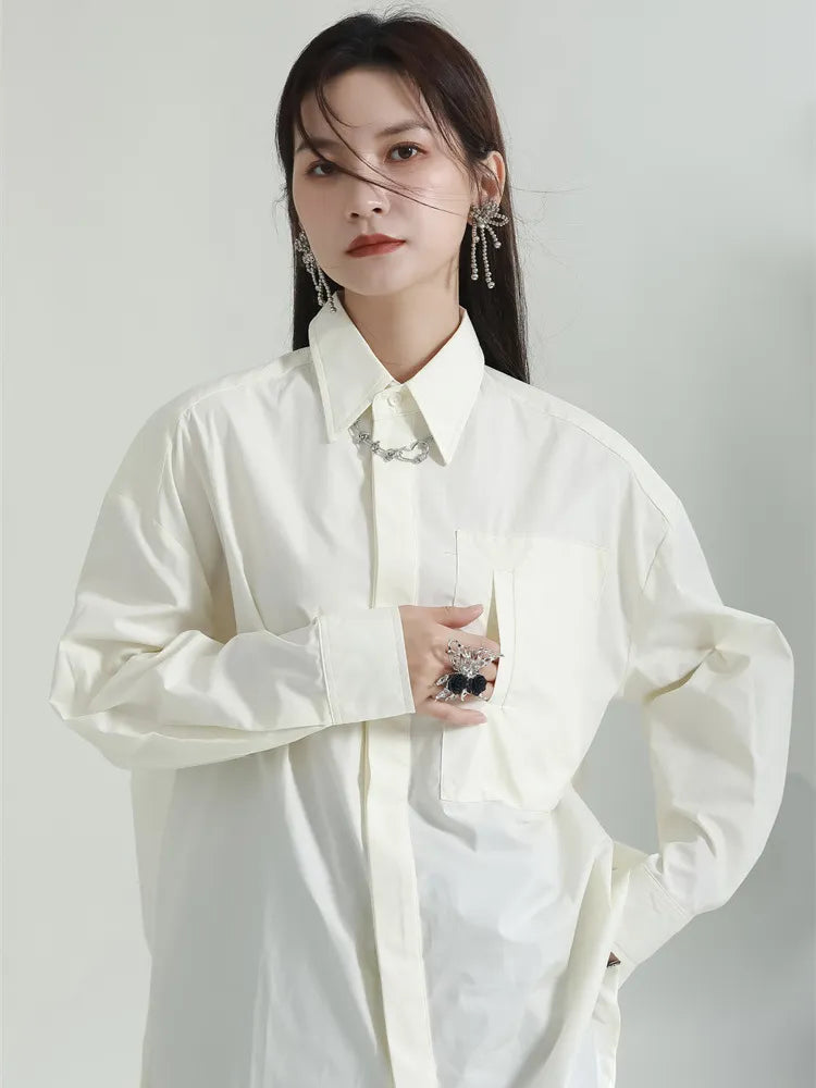 Asymmetrical Long Shirt