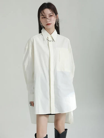 Asymmetrical Long Shirt