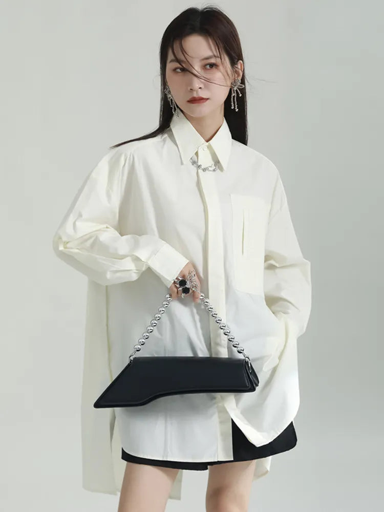 Asymmetrical Long Shirt