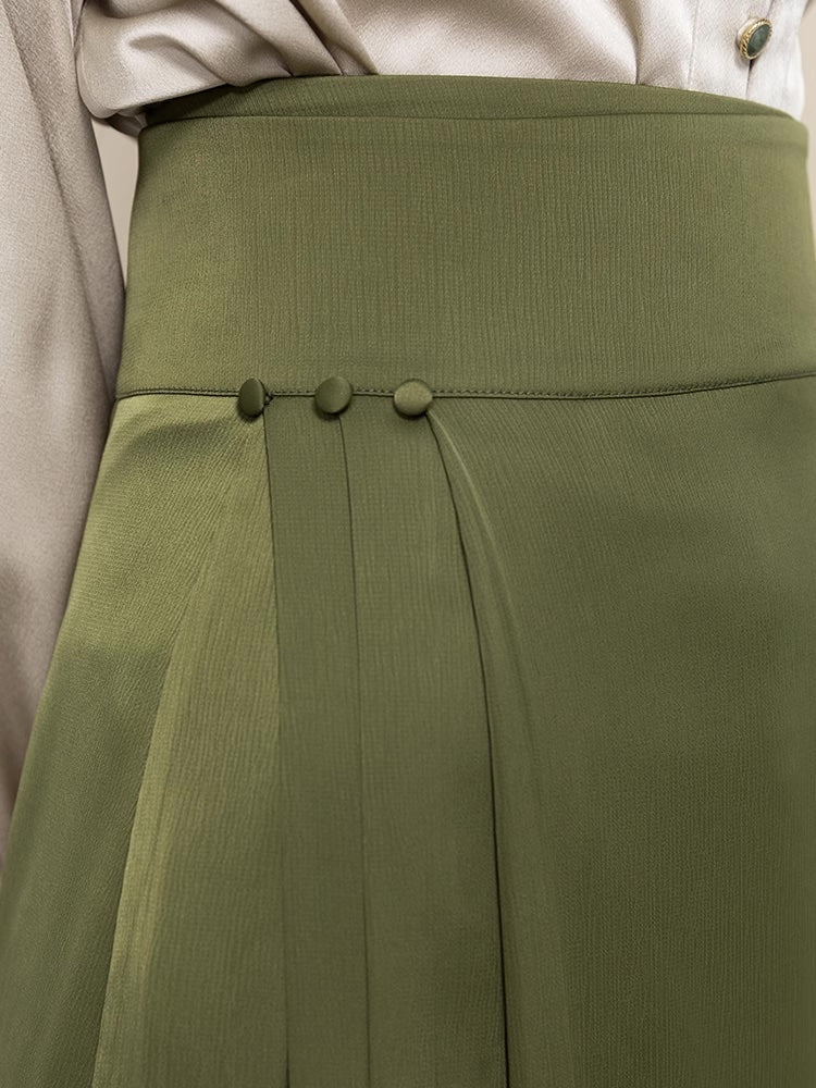 Olive Green Spinning Skirt