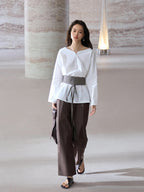 One Collar Corner Shirt