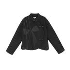 Retro Bow Woollen Jacket