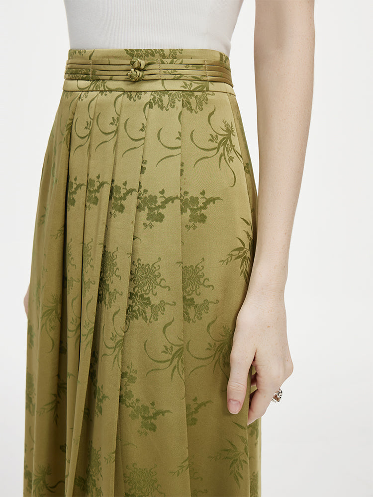 Spring Green Retro Skirt