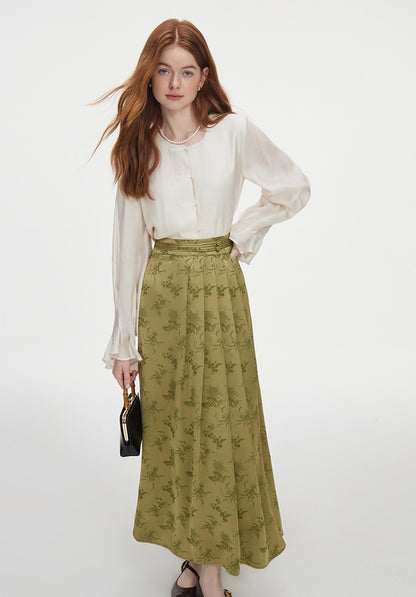 Spring Green Retro Skirt