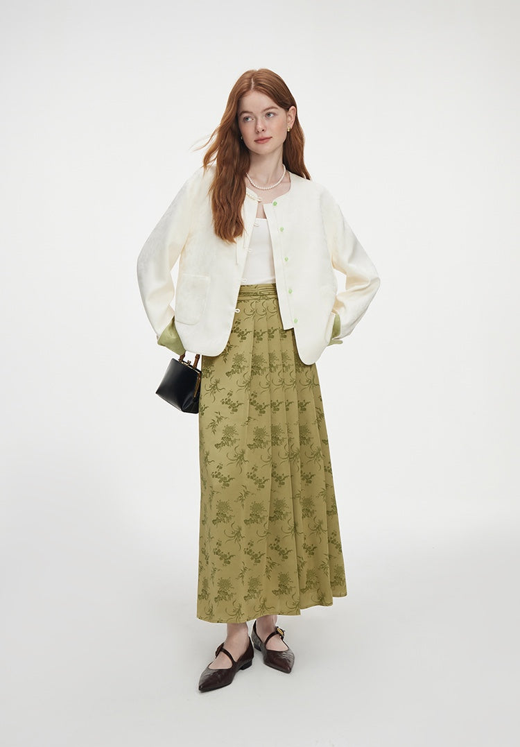 Spring Green Retro Skirt