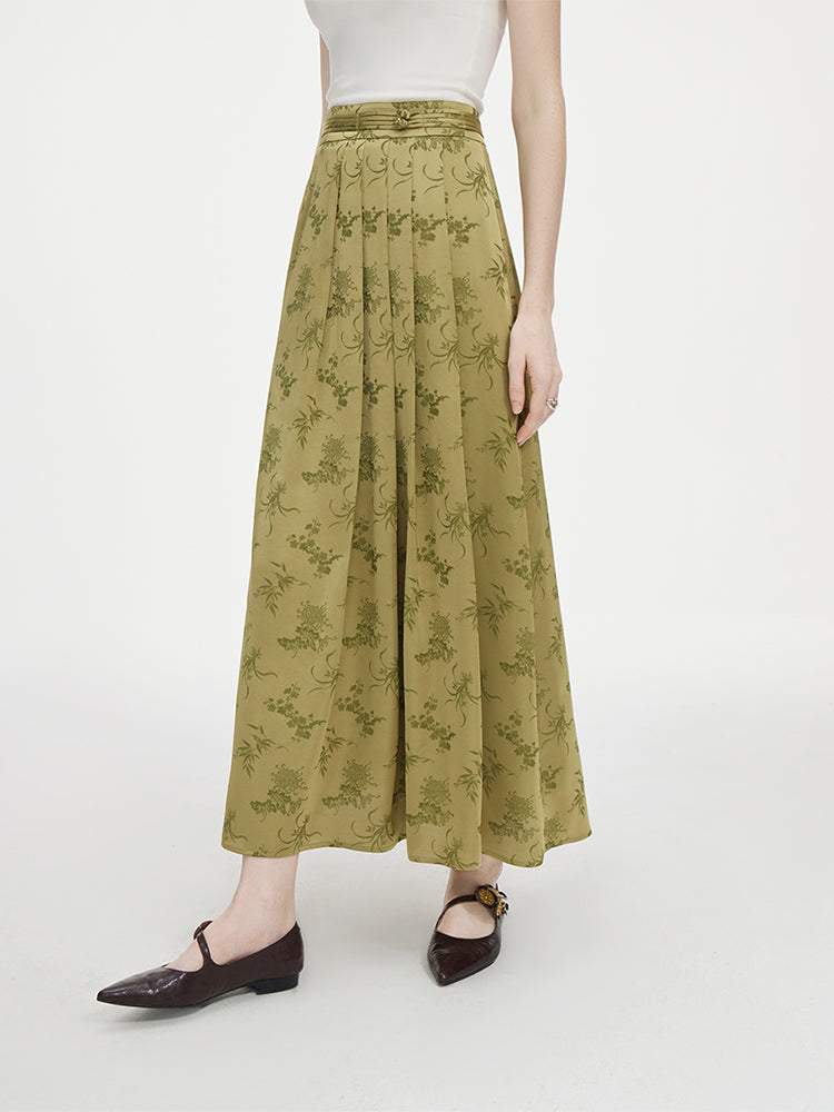 Spring Green Retro Skirt