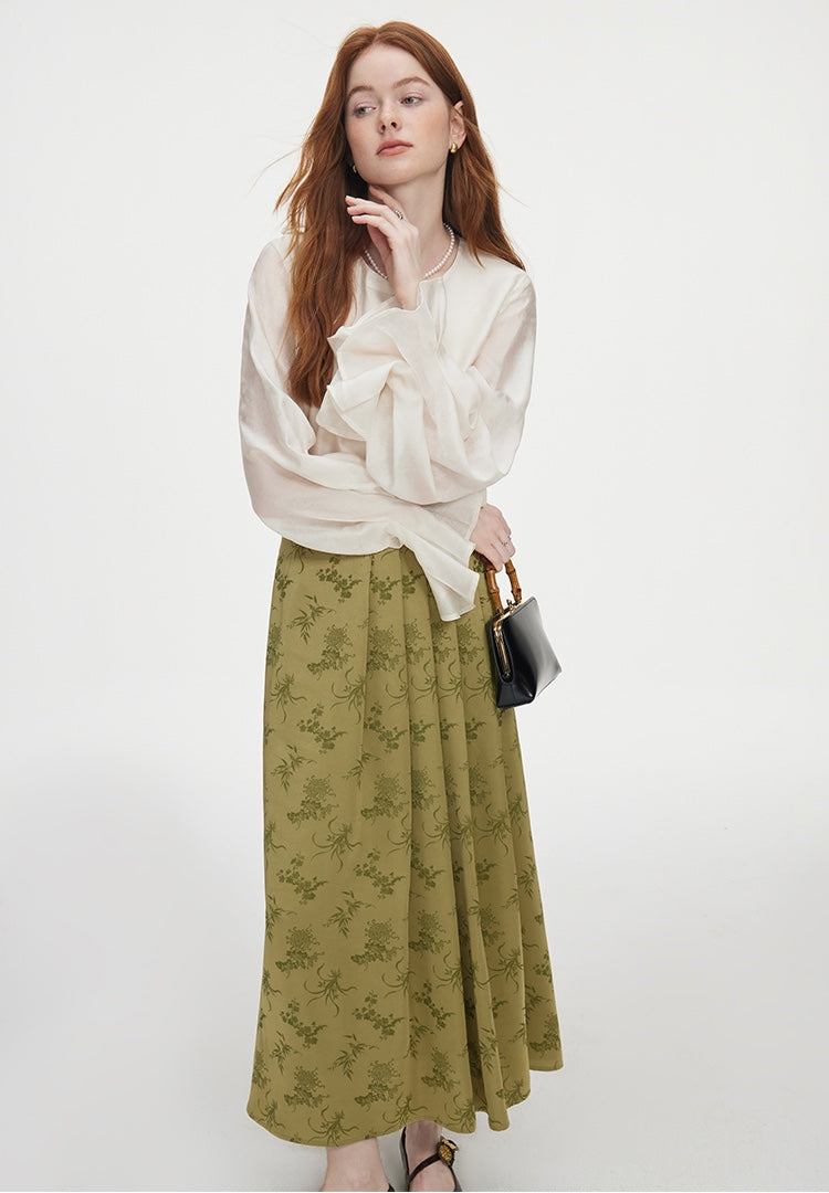 Spring Green Retro Skirt