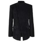 Stand Up Collar Suit Top