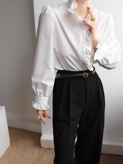 Romantic Ruffles Court Shirt